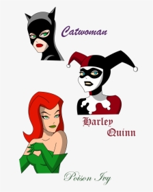 Harley Quinn Clipart Face - Harley Quinn Face Cartoon, HD Png Download, Free Download