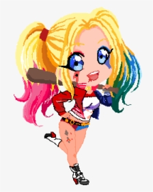 Harley Quinn Drawings Chibi, HD Png Download, Free Download