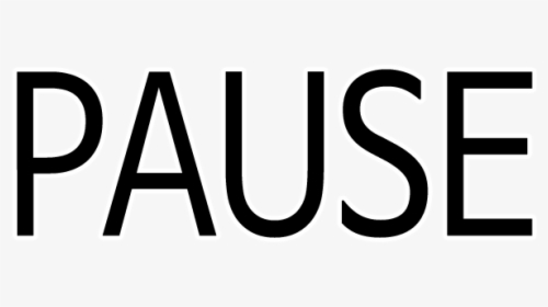 Pause Text Png, Transparent Png, Free Download