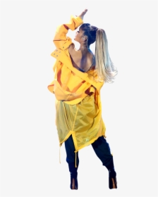 Ariana Grande In Yellow Dress On Stage Png Image - Cosplay, Transparent Png, Free Download