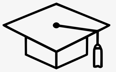 Graduation Hat Icon White, HD Png Download, Free Download