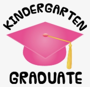 Pink Gold Graduation Cap Hat Kindergartengraduation, HD Png Download, Free Download