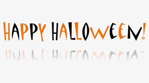 Happy Halloween Text Png - Tan, Transparent Png, Free Download