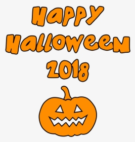 Transparent Halloween Png Transparent - Happy Halloween 2018, Png Download, Free Download