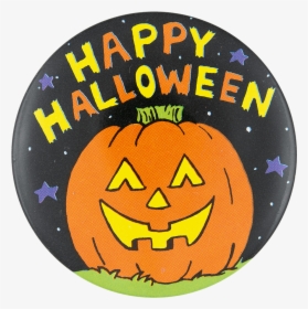 Happy Halloween Jack O Lantern Event Button Museum - Happy Halloween, HD Png Download, Free Download