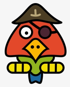 Pirate Parrot Clip Arts - Pirate Parrot, HD Png Download, Free Download