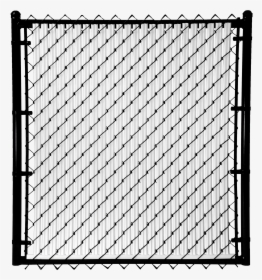 Privacy Slats 8ft White Tube Slats For Chain Link Fence - Black Chain Link Fence With White Slats, HD Png Download, Free Download