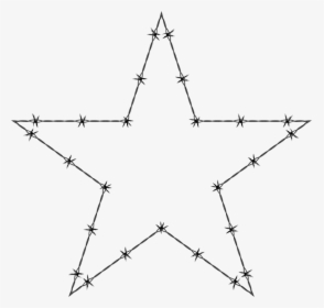 Electrical Supply,symmetry,public Utility - Barb Wire Star Clip Art, HD Png Download, Free Download
