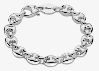 Gucci Marina Chain Bracelet - Silver Gucci Link Bracelet, HD Png Download, Free Download