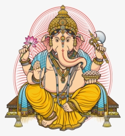 Lord Ganesh Png Picture - Ganesha Vector Free Download, Transparent Png, Free Download