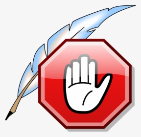 Stop Sign Gif Animated - Stop Hand Sign Animated, HD Png Download, Free Download