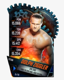 Dolphziggler S4 18 Titan - Wwe Supercard Titan Cards, HD Png Download, Free Download