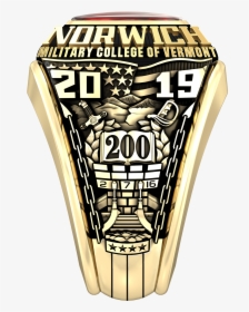 Transparent Class Ring Clipart - Norwich University Class Ring, HD Png Download, Free Download
