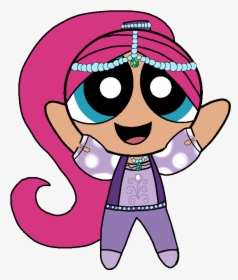 Shimmer In Powerpuff Girls Style By Marjulsansil - Loud House Powerpuff Girl, HD Png Download, Free Download