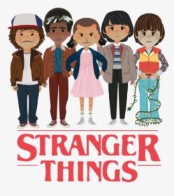 75 Images About Stranger Things And Ahs 👻 On We Heart - Stranger Things Stickers Black, HD Png Download, Free Download