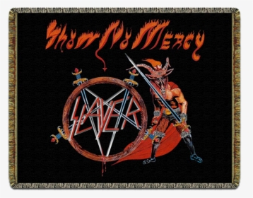 Show No Mercy Woven Blanket - Slayer Show No Mercy Capa, HD Png Download, Free Download