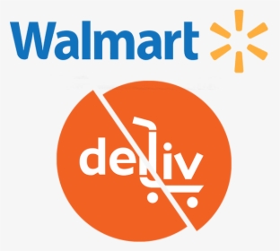 Walmart, Deliv End Delivery Partnership - Circle, HD Png Download, Free Download