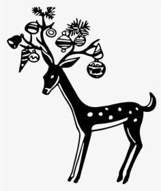 Decorated Reindeer Clip Arts - Christmas In July Template, HD Png Download, Free Download