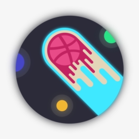 Dribbble Comet Coaster Coaster Design Coaster Playoff - Circle, HD Png Download, Free Download