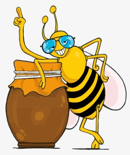 Grinning Honey Bee, HD Png Download, Free Download