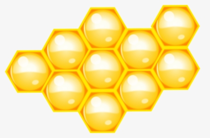 Clip Art Bee On Honeycomb, HD Png Download, Free Download