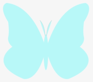 Transparent Bright Clipart - Light Blue Butterfly Png, Png Download, Free Download