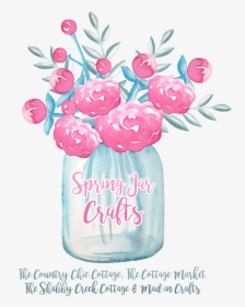 Free Printable Farmhouse Floral - Watercolor Flowers To Print Free, HD Png Download, Free Download