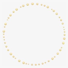 #mq #yellow #pearls #round #frame #frames #border #borders - Circle Rope Yellow, HD Png Download, Free Download