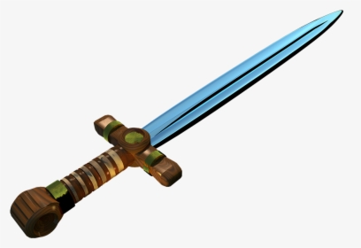 Sword, Weapon, Dagger, Blue, Blade, Metallic, Fantasy - Sword, HD Png Download, Free Download