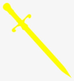 Yellow Dagger Png, Transparent Png, Free Download