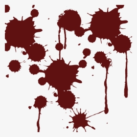 Cartoon Blood Splatter Png - Blood Splatter Transparent Drawn, Png Download, Free Download