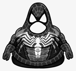 Official Club Penguin Online Wiki - Club Penguin Spiderman Black, HD Png Download, Free Download