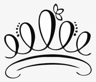 Crown Clipart Black And White Clip Art King Transparent - Princess Crown Clipart Black And White, HD Png Download, Free Download