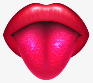 Mouth With Protruding Tongue Png Clip Art - Mouth With Tongue Png, Transparent Png, Free Download