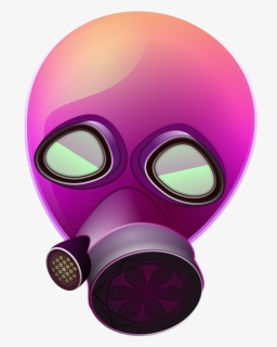 Pink,purple,gas Mask - Pink Gas Mask Png, Transparent Png, Free Download