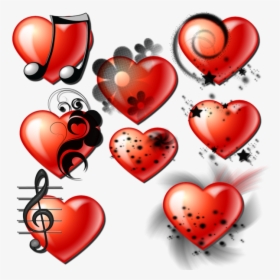 Coeurs Png En Kit - Heart, Transparent Png, Free Download
