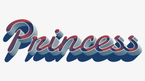Princess 3d Letter Png Name - Png Prabhas, Transparent Png, Free Download
