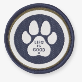 Dog Paw Positive Patch - Life Is Good Dog Tire Cover, HD Png Download, Free Download