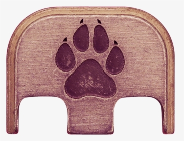 Dog Paw Copper Rugged Finish Back Plate - Paw, HD Png Download, Free Download