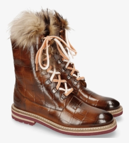 Ankle Boots Amelie 81 Turtle Wood Tongue Fur Lionel - Work Boots, HD Png Download, Free Download