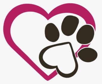 Transparent Cat Paw Png - Transparent Background Png Image Paws With Heart Png, Png Download, Free Download