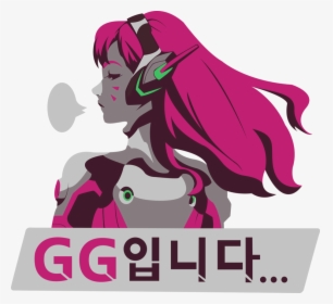 Collection Of Free D - Overwatch D Va Spray, HD Png Download, Free Download