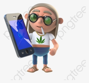 Cell Phone Clipart Flip - Stoner Stock Illustration, HD Png Download, Free Download