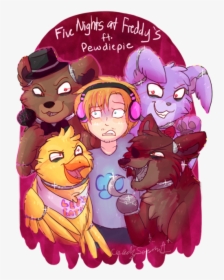 Pewdiepie Animation Five Nights At Freddy's, HD Png Download, Free Download