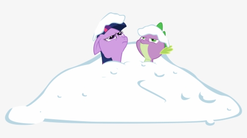 Transparent Snow Pile Png - Mlp Buried In Snow, Png Download, Free Download