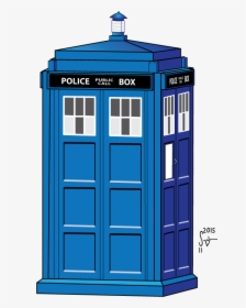 Tardis Clipart Simple - Doctor Who Tardis Clipart, HD Png Download, Free Download