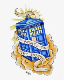 Transparent Tumblr Watercolor Png - Doctor Who Drawing, Png Download, Free Download