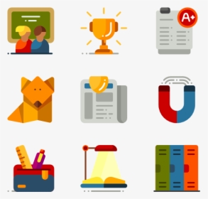 Back To School - School Icon Pack Png, Transparent Png, Free Download