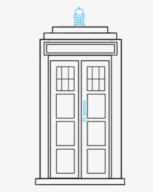 How To Draw Tardis - Coloring Book, HD Png Download, Free Download