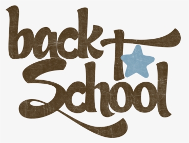Back To School Png - School Word Art Png, Transparent Png, Free Download